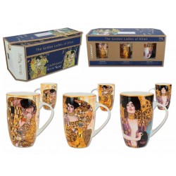 Komplet 3 kubków Klimt, Pocałunek, Adela, Judyta NA PREZENT 532-1601