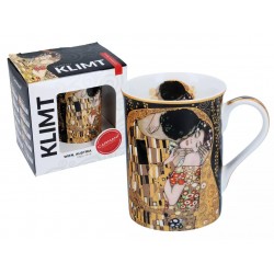 Kubek G. Klimt, Pocałunek (tło czarne) (CARMANI) 532-2331