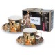 Zestaw 2 filiżanek espresso - Gustav Klimt, Pocałunek (CARMANI) 532-0301
