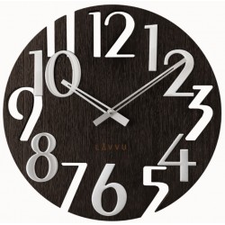 Zegar ścienny LAVVU czarny 40cm LCT1010