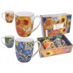 Kpl. 2 kubków - V. van Gogh, Słoneczniki i Irysy (CARMANI) 830-7220