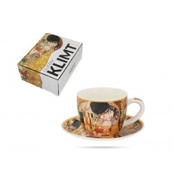 Filiżanka espresso ze spodkiem - G. Klimt, Pocałunek (CARMANI) 532-8301