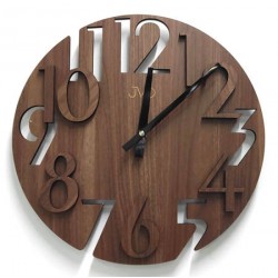 Zegar ścienny drewniany  JVD HT113.3