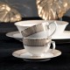 Filiżanka do kawy herbaty 230 ml porcelanowa VERONICA DS122